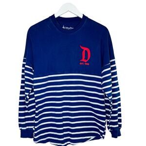 Disney Disneyland Resort Parks Nautical Patriotic USA Spirit Jersey Top Size XS